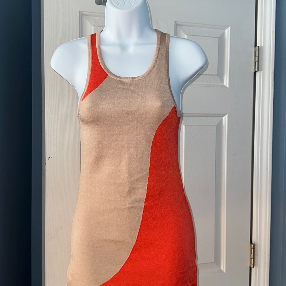 Short spandex sleeveless dress